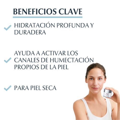 Crema Facial Humectante y Refrescante Eucerin Aquaporin Active Piel Seca x 50 ml