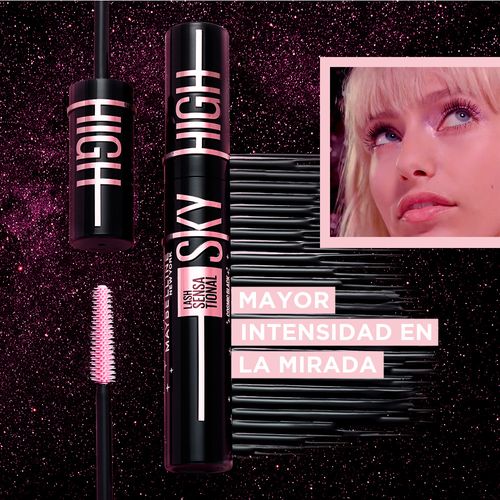 Combo Máscara de Pestañas Maybelline Lash Sensational Sky High Cosmic + Agua Micelar Garnier Skin Active x 400 ml