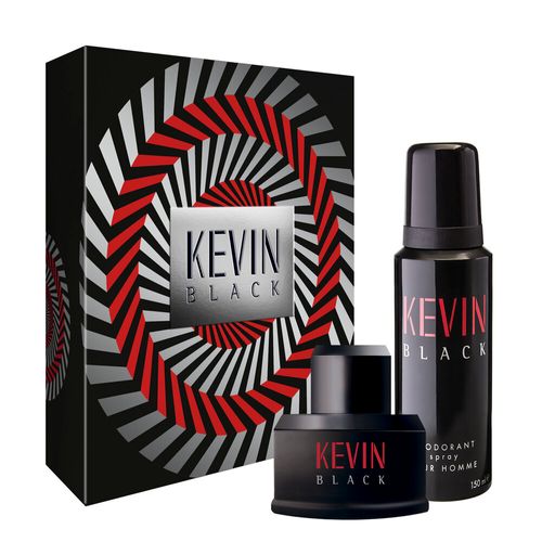 Set Edt Kevin Black 60 ml + Desodorante x 150 ml