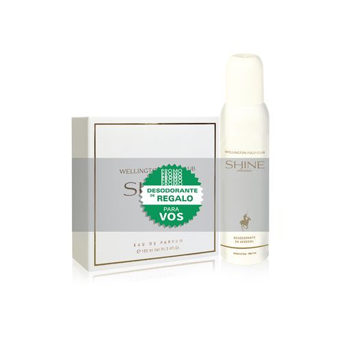 Set Edp Wellington Polo Club Shine Classic + Desodorante 127 ml