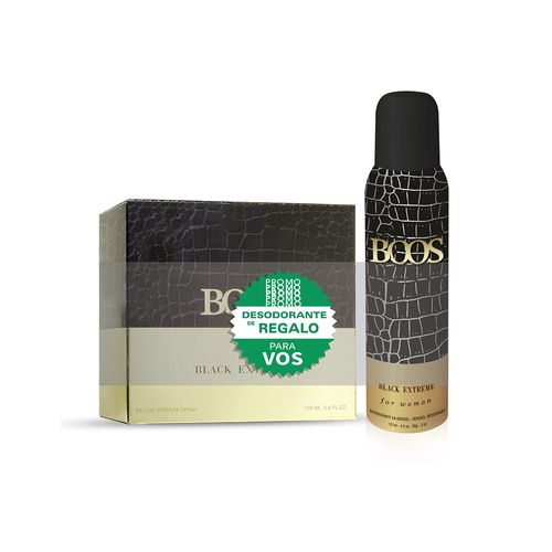 Set Edp Boos Black Extreme 90 ml + Desodorante 127 ml