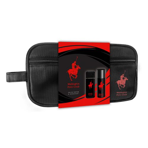 Set Edp Wellington Polo Club Black 90 ml + Desodorante 150 ml