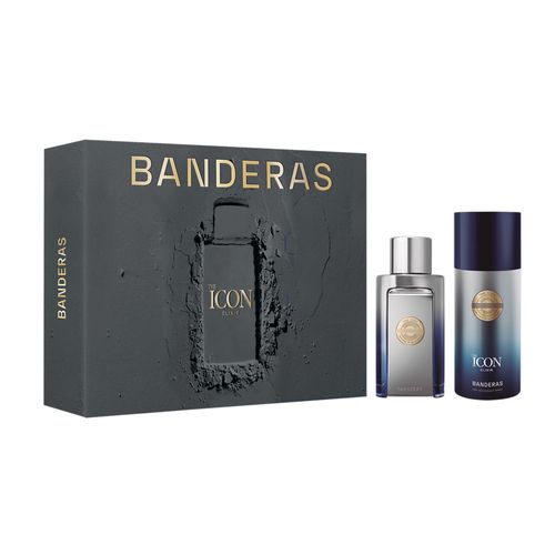 Set Edp Banderas The Icon Elixir 100 ml + Desodorante 150 ml