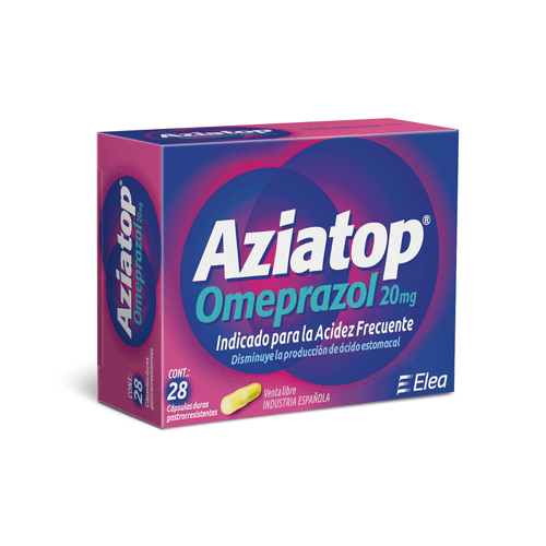 Aziatop Omeprazol 20 mg x 28 Cáps