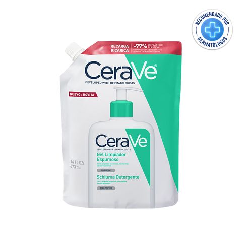Gel Limpiador Espumoso Cerave Repuesto x 473 ml