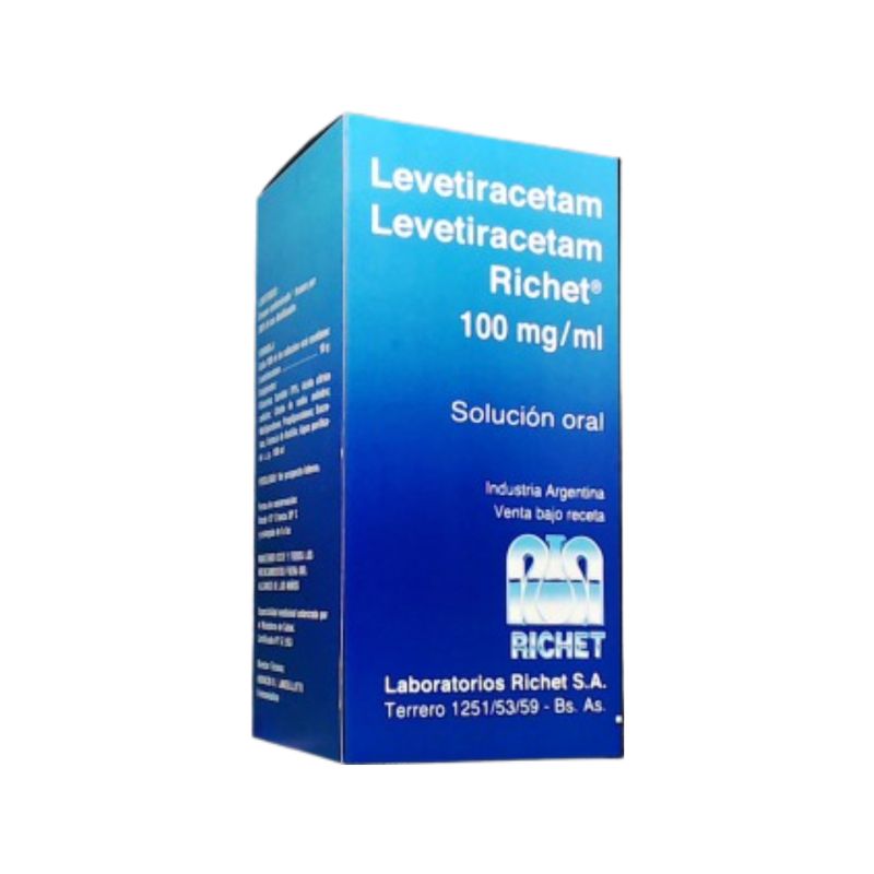 Levetiracetam Levetiracetam 100 mg/ml Suspensión x 300 ml-1749235555265