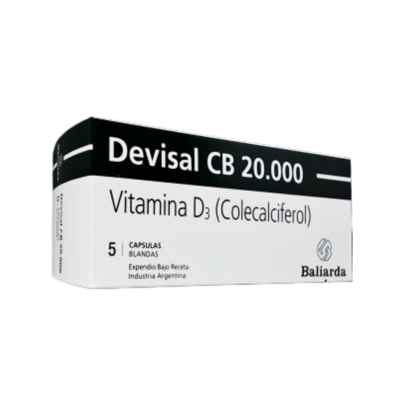 devisal-cb-20000-vit-d3-x-5-caps-blandas