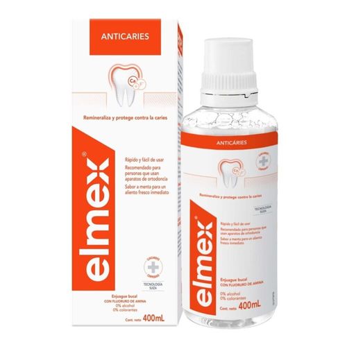Enjuague Bucal Elmex Anticaries x 400 ml