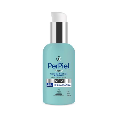 Crema Facial Perpiel Aqua Gel Hidratante Matificante x 80 ml