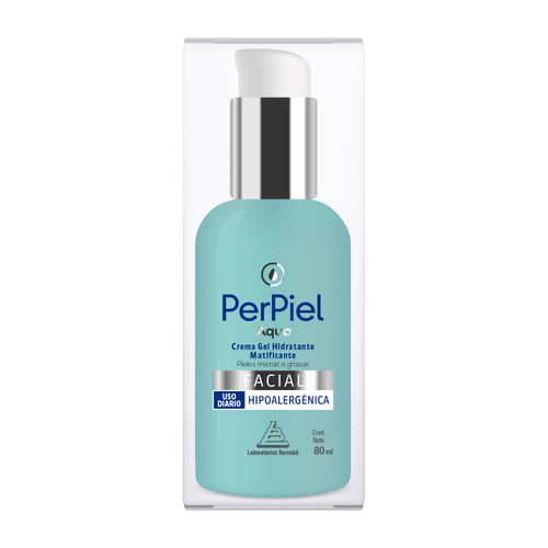 Crema Facial Perpiel Aqua Gel Hidratante Matificante x 80 ml