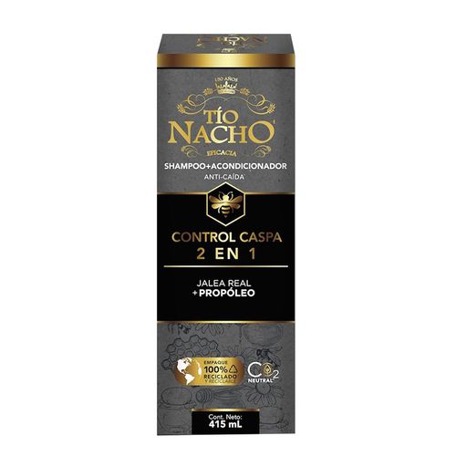 Shampoo Tio Nacho Control Caspa 2 en 1 x 415 ml