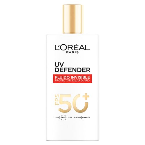 Protector Solar L'Oréal Paris UV Defender Fluido Invisible FPS50+ x 40 g