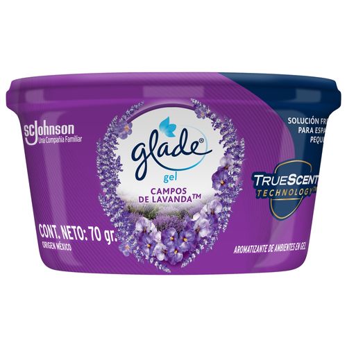 Aromatizante de Ambientes Glade Mini Gel Hogar Lavanda x 70g