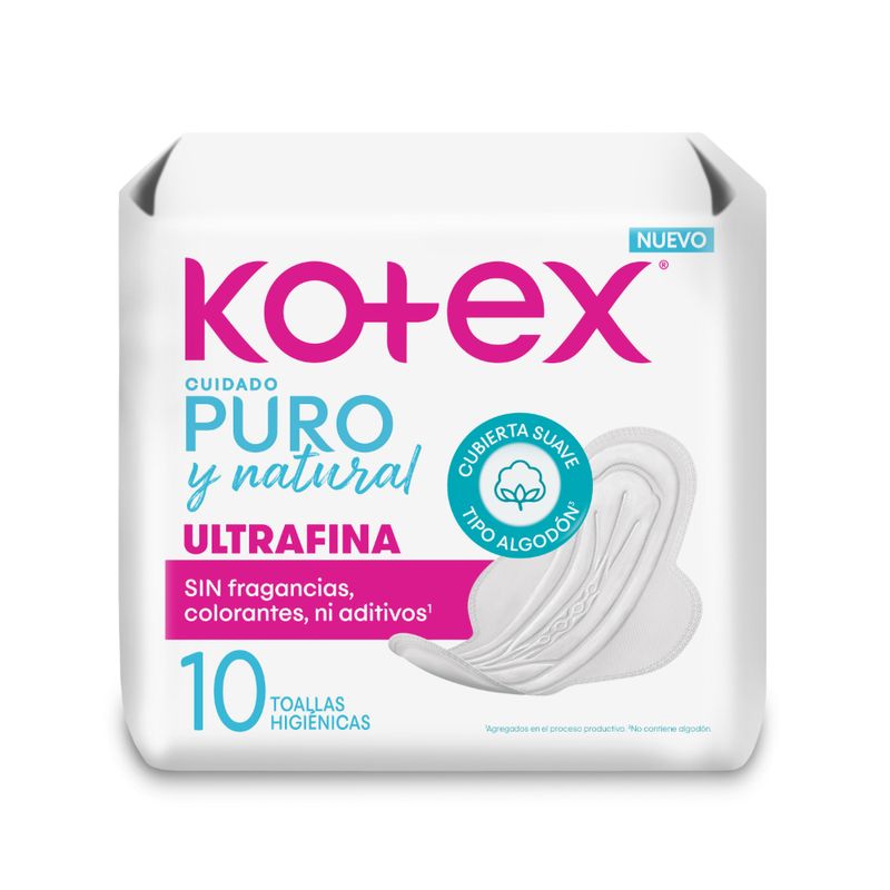 242283_toalla-femenina-kotex-ultrafina-kotex-puro-y-natural-x-10-un_imagen-1