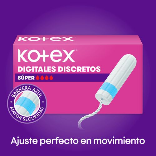 Tampones Digitales Kotex Medio x 12 un