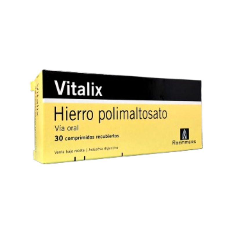 vitalix-100-mg-hierro-polimaltosatox-30-comp-recubiertos