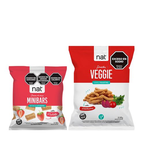 Combo Veggie y Mini Bars Nat