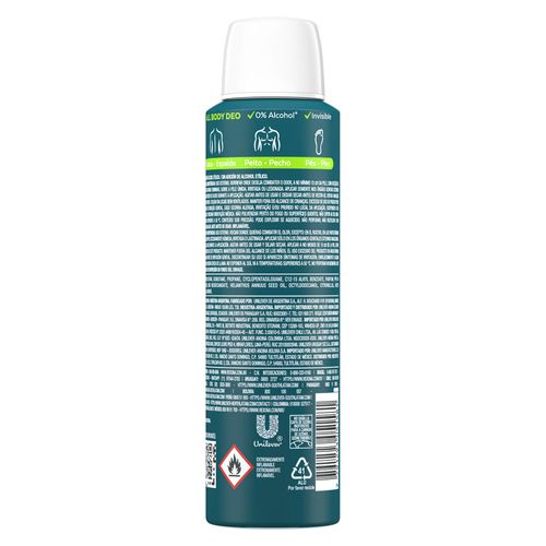 Desodorante Rexona All Body Deo Active Fresh x 150 ml