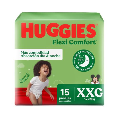 Pañal Huggies Flexi Comfort XXG x 15 un