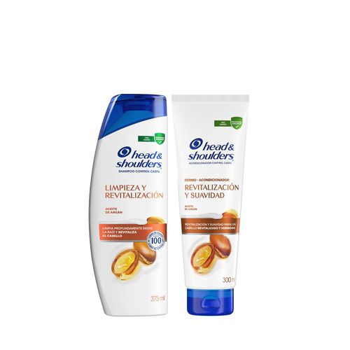 Combo Head & Shoulders Shampoo x 375 ml + Acondicionador x 300 ml