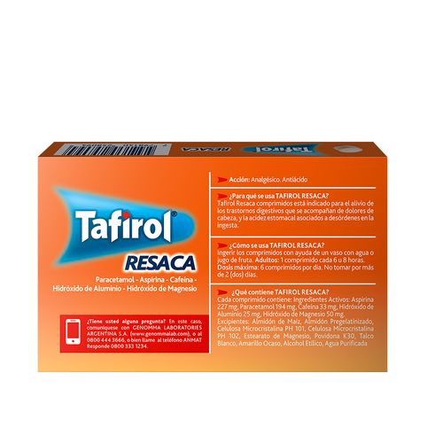 Tafirol Resaca x 8 Comp