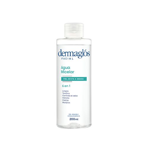 Agua Micelar Dermaglós Piel Mixta a Grasa x 200 ml