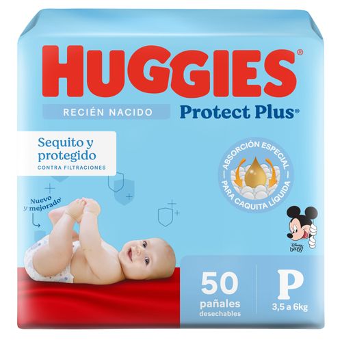 Pañales Huggies Protect Plus Talle P x 50 un