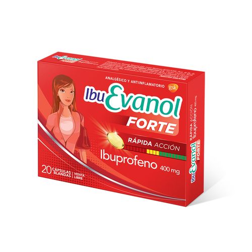 Ibuevanol Forte Rápida Acción x 20 Cáps