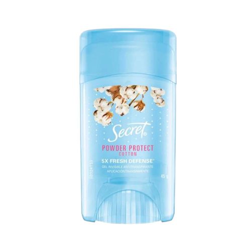 Desodorante Antitranspirante en Gel Secret Algodon x 45 g
