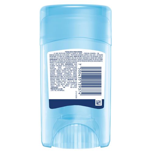 Desodorante Antitranspirante en Gel Secret Algodon x 45 g