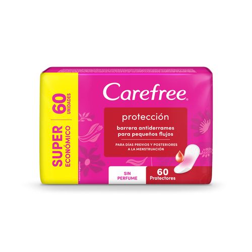Protectores Diarios Carefree Protección Original x 60 un