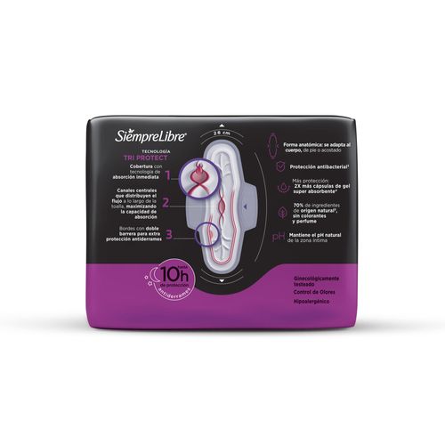 Toallas Femeninas Siempre Libre Adapt Plus Noche y Día x 32 un