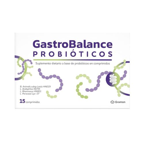 Suplemento Dietario Gastrobalance Probióticos x 15 Comprimidos