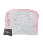 portacosmeticos-studio-9-transparente-con-puntitos