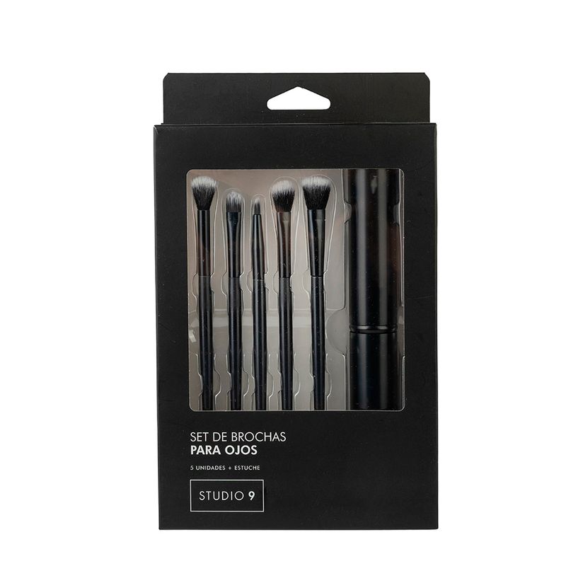 set-de-brochas-de-ojos-studio-9-con-estuche-x-5-un