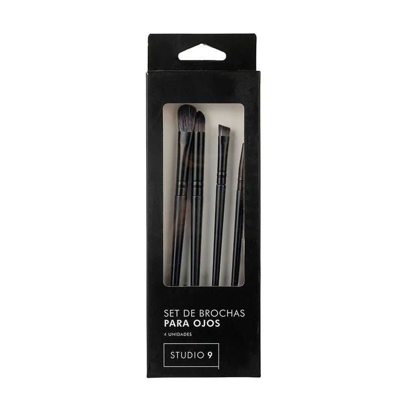 set-de-brochas-de-ojos-studio-9-precision-x-4-un