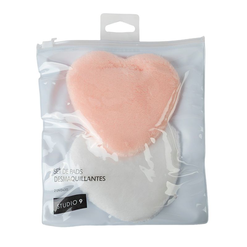 set-de-pads-desmaquillante-studio-9-corazon-blanco-y-rosa-x-2-un