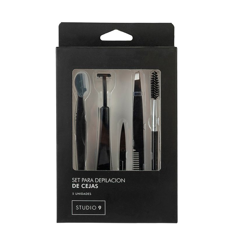 set-para-depilacion-de-cejas-studio-9-x-5-un