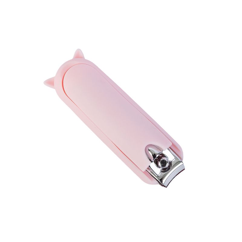 cortaunas-studio-9-chico-silicona-rosa-forma-gatito