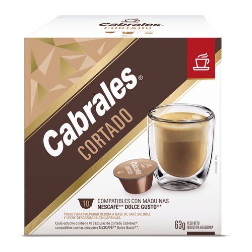 Café en Cápsulas Cabrales Cortado x 10 un