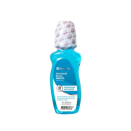 Enjuague Bucal Farmacity Menthol x 250 ml