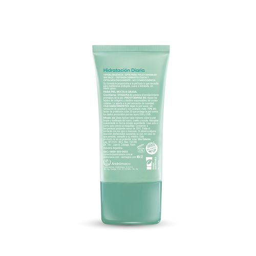 Crema Protectora Facial Dermaglós Hidratante Matificante Fps 30 x 50 g