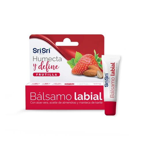 Balsamo Labial Sri Sri Tattva Frutilla x 10 g