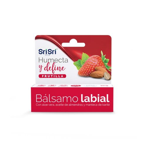 Balsamo Labial Sri Sri Tattva Frutilla x 10 g