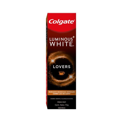 Pasta Dental Colgate Luminous White Lovers Café x 70 g