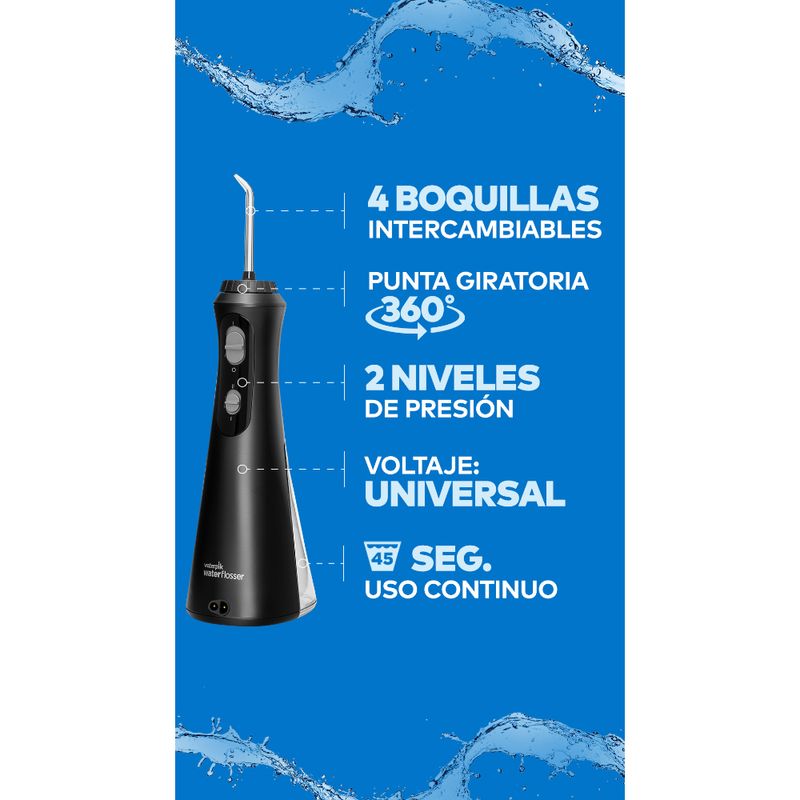 ducha-bucal-water-pik-cordless-plus-negra-wp49