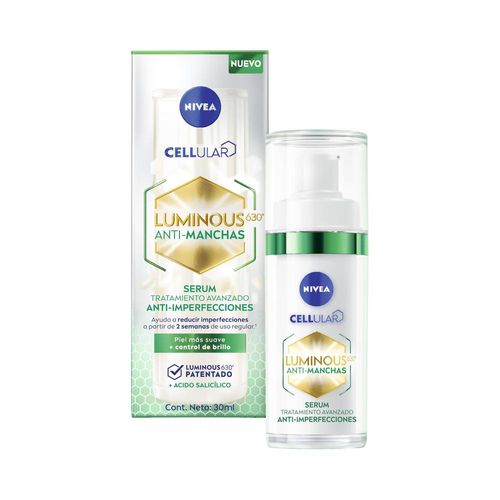 Sérum Anti-Manchas Nivea Luminous 630 Anti-Imperfecciones x 30 ml