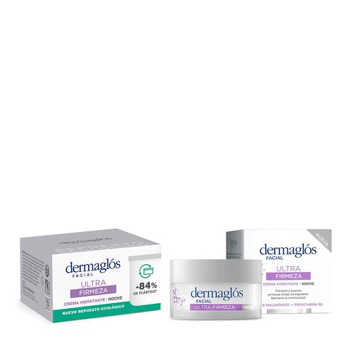 Combo Dermaglós Crema Hidratante de Noche Ultra Firmeza x 50 g + Crema Ultra Firmeza Repuesto x 50 g