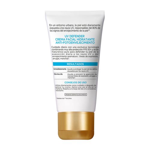 Protector Solar L'Oréal Paris UV Defender Hidratación Intensa Fps 50+ x 40 g