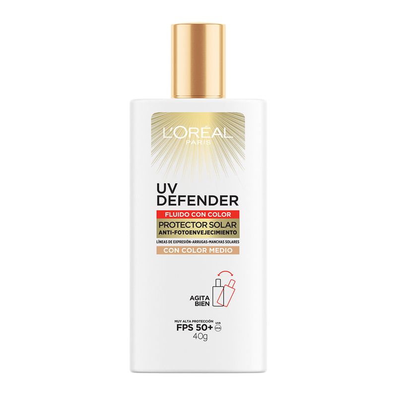 protector-solar-loreal-paris-uv-defender-fps-50-fluido-tono-medio-x-40-g